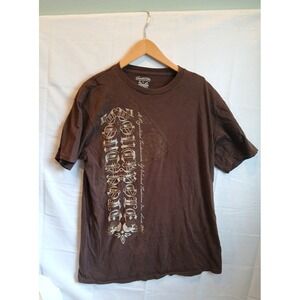 Southpole Mens Graphic T-Shirt Y2K Streetwear Signature SeriesSize XL Vintage